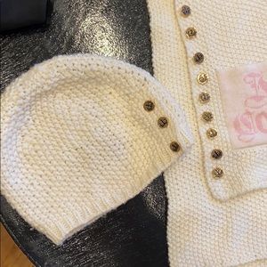 JUICY COUTURE knit scarf and beanie